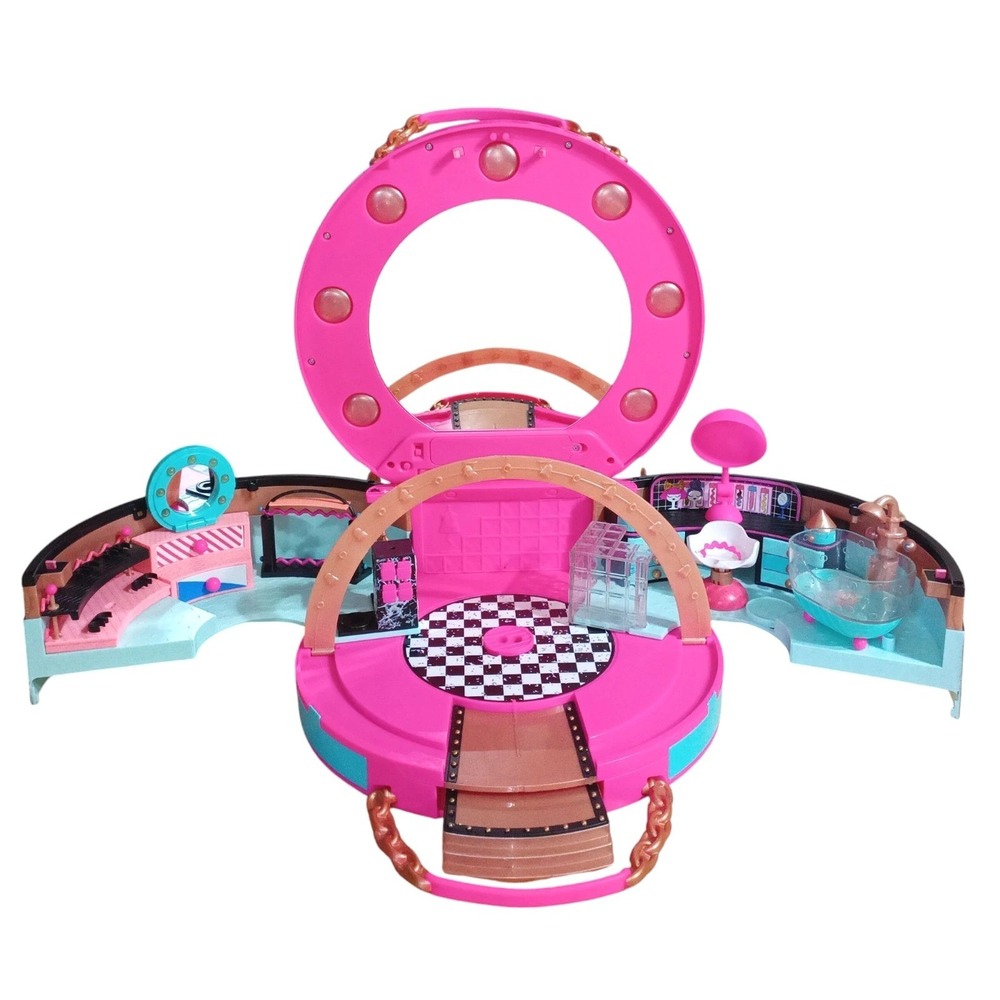 L.O.L. Surprise! Hair Salon Playset On-The-Go Purse +Handles NO Doll/Accessories